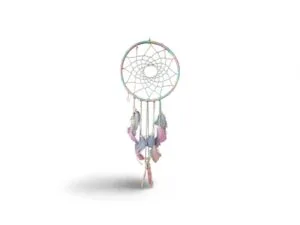 Attrape-rêves couleur pastel
