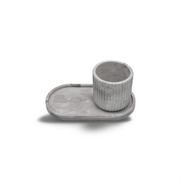 Ensemble Plateau et Haut Pot Gris