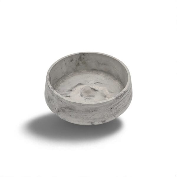 Grand plat rond gris - Élégance et sobriété
