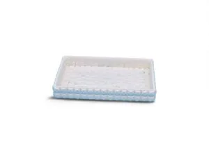 Plateau rectangulaire multi couleur en aqua résine – Décoration élégante