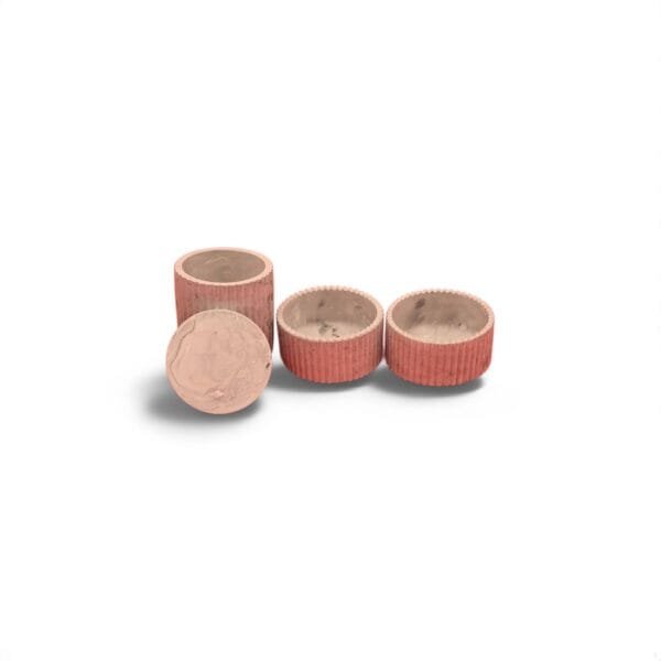 Ensemble de 3 pots gris en aqua résine – Design moderne et élégant