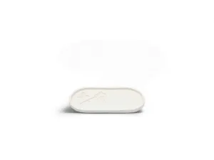 Plateau rectangulaire en aqua résine – Élégance florale artisanale